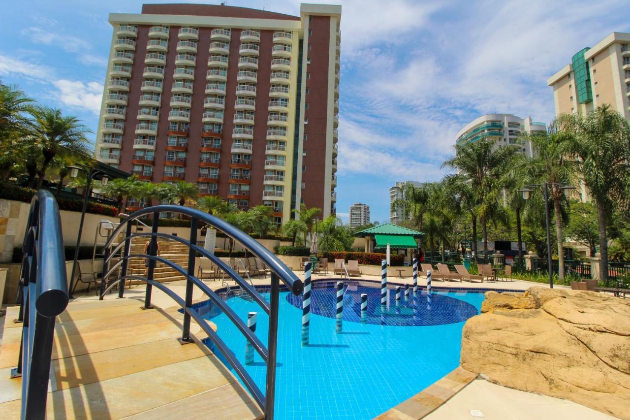 ריו דה ז'ניירו Barra Da Tijuca - 9 - Flat Premium Com Cozinha, Fogao Cooktop, Geladeira Grande, Smart Tv Grande, Lindo E Muitissimo Confortavel, Balsa Para A Praia Gratis E Estacionamento Gratuito מראה חיצוני תמונה